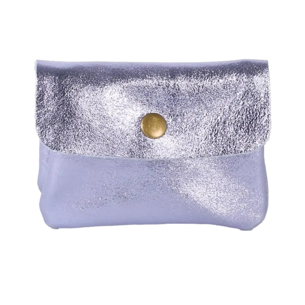 MAISON FANLI - Coin Purse - Metallic Lilac - Presence Hamilton