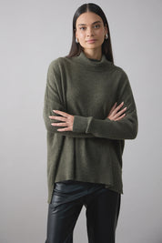 Gigi Step Rollneck- Military