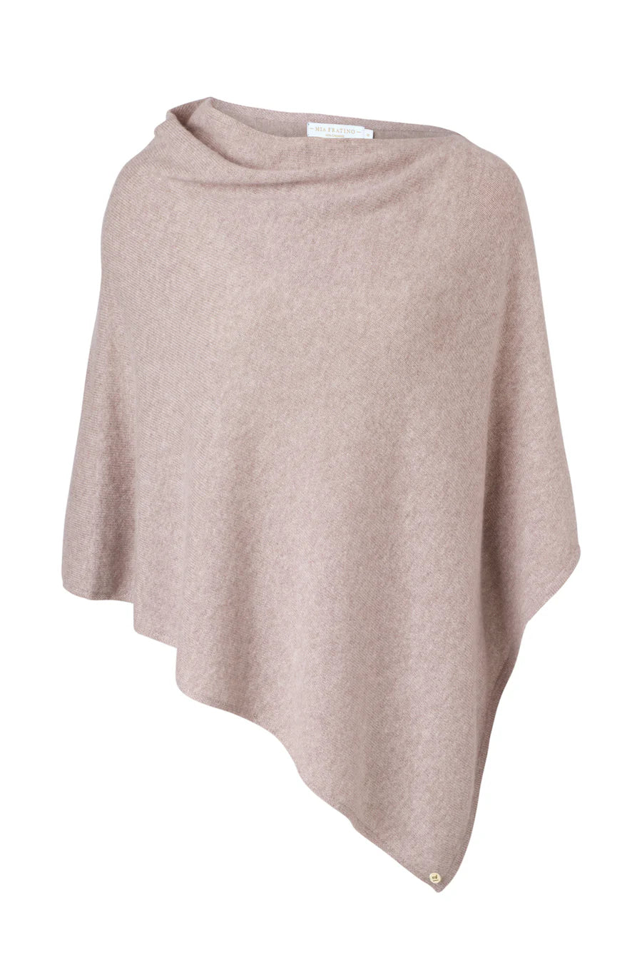 Mia Cashmere Poncho - Toast - Presence Hamilton