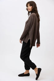 Gigi Step Rollneck- Espresso - Presence Hamilton