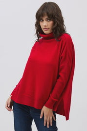 Gigi Step Rollneck - Poppy