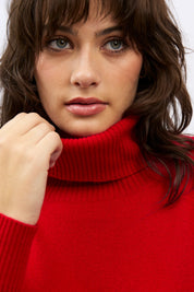 Gigi Step Rollneck - Poppy