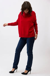 Gigi Step Rollneck - Poppy