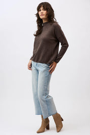 Sloane Mockneck- Espresso