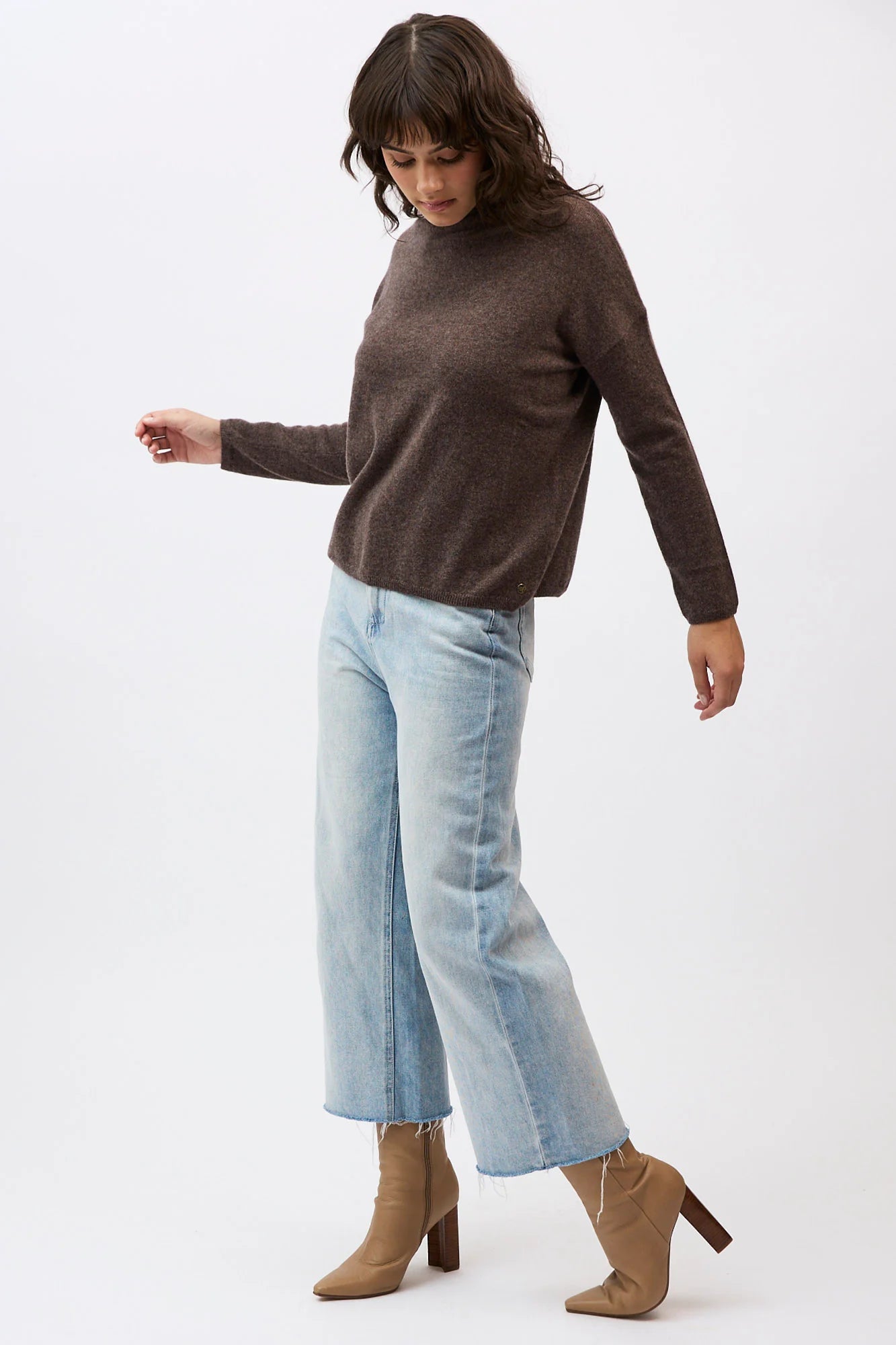 Sloane Mockneck- Espresso