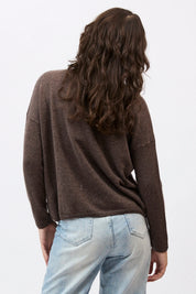 Sloane Mockneck- Espresso