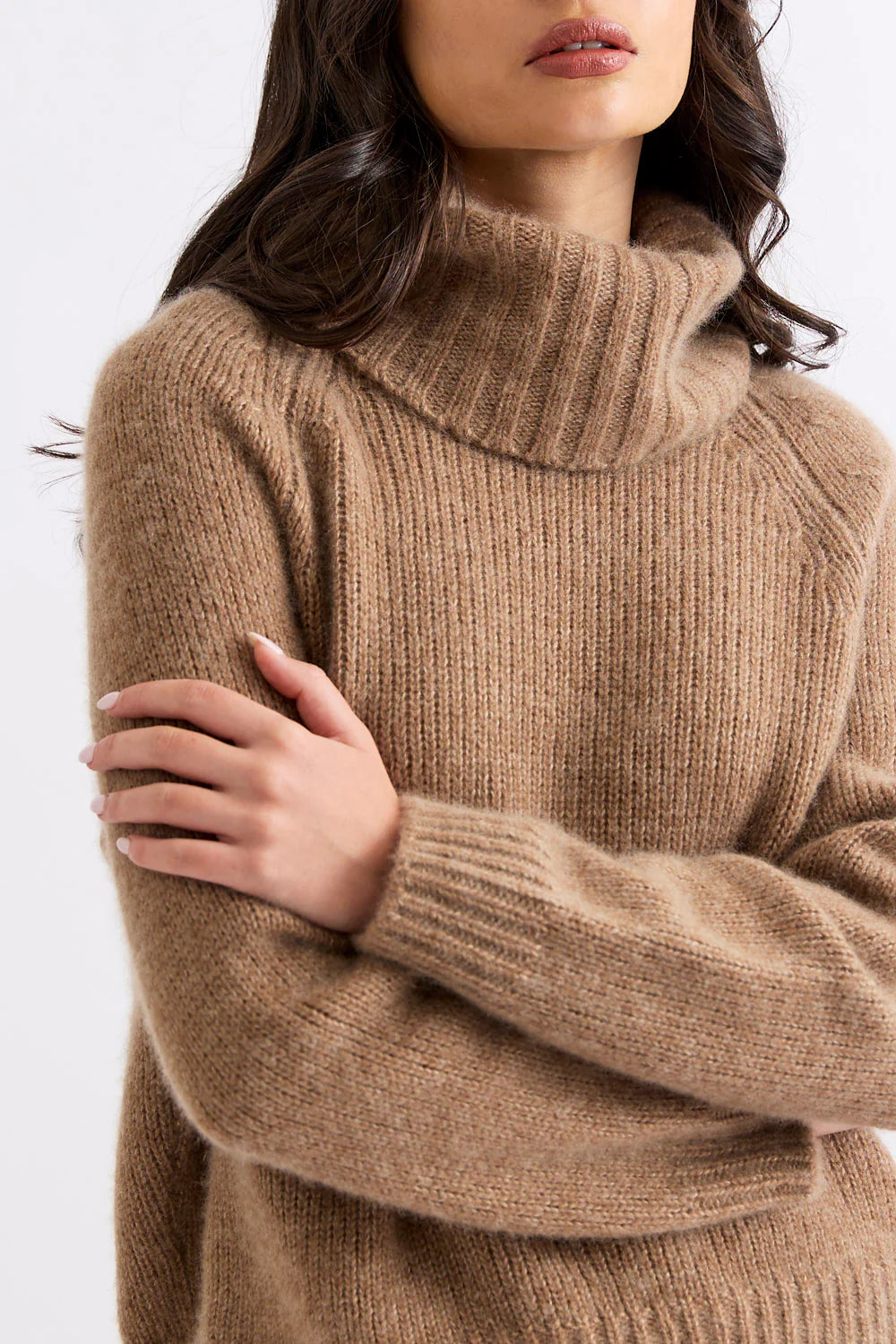 Banks Soft Rollneck- Chestnut - Presence Hamilton