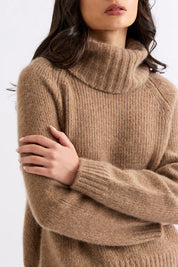 Banks Soft Rollneck- Chestnut - Presence Hamilton