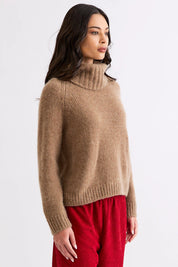 Banks Soft Rollneck- Chestnut - Presence Hamilton