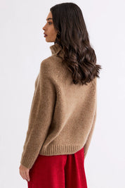 Banks Soft Rollneck- Chestnut - Presence Hamilton