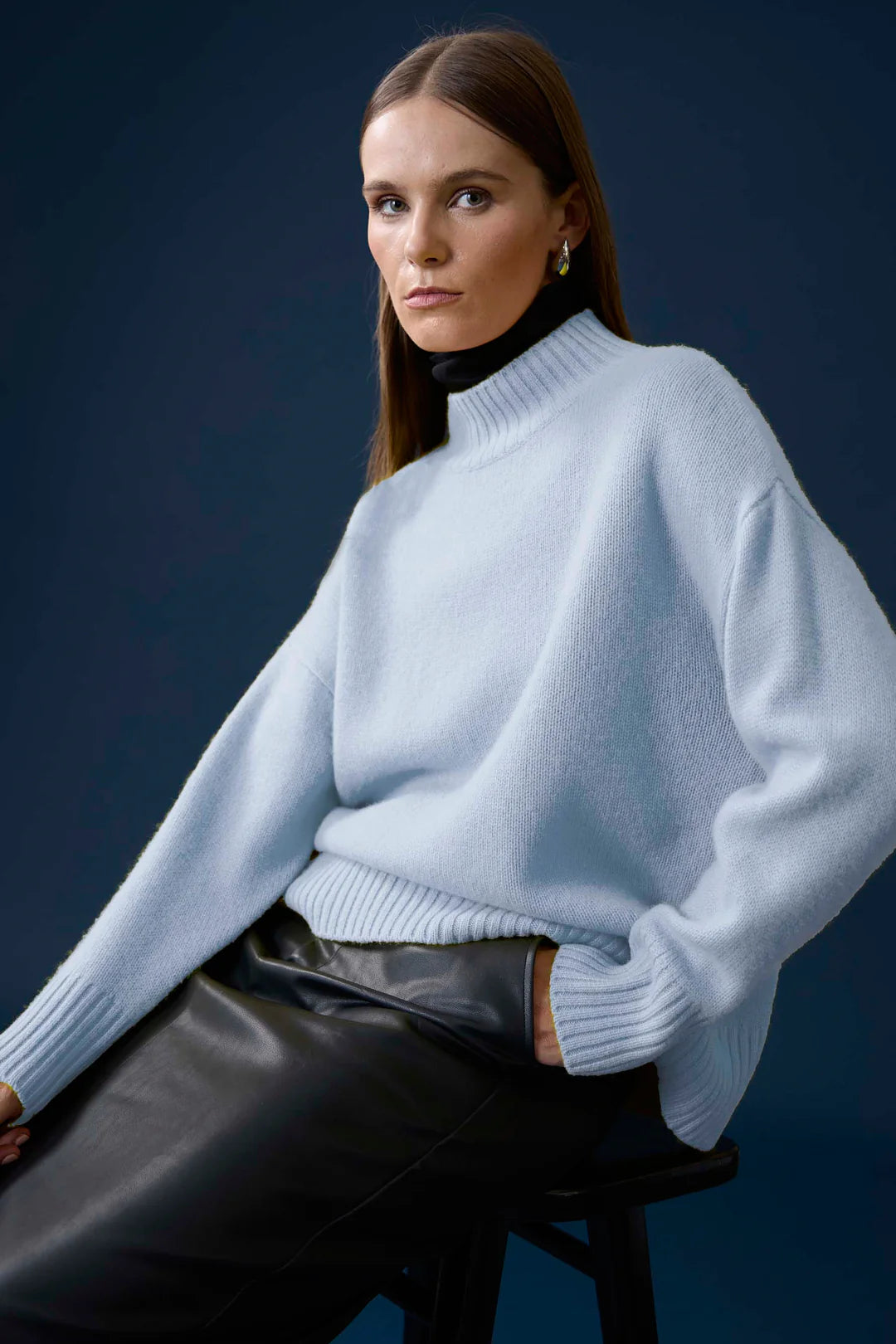 Ella Mockneck- Sky Blue - Presence Hamilton