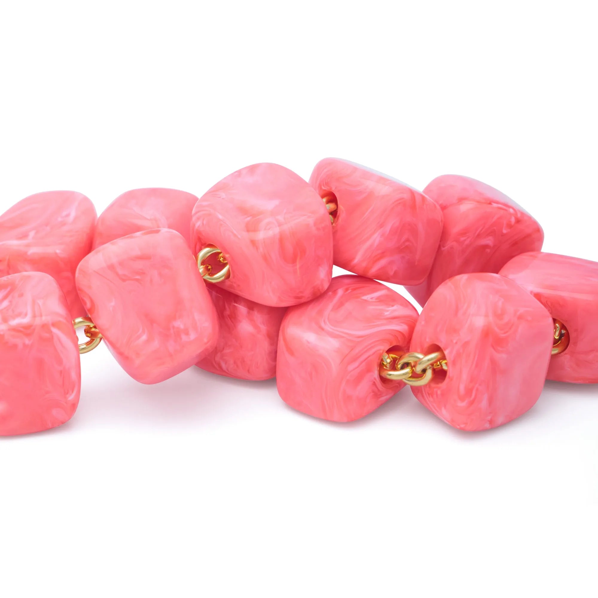 Mini Organic Shaped Bracelet Strawberry Icecream