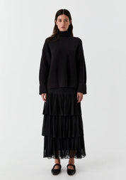 Niko High Neck Knit Pullover