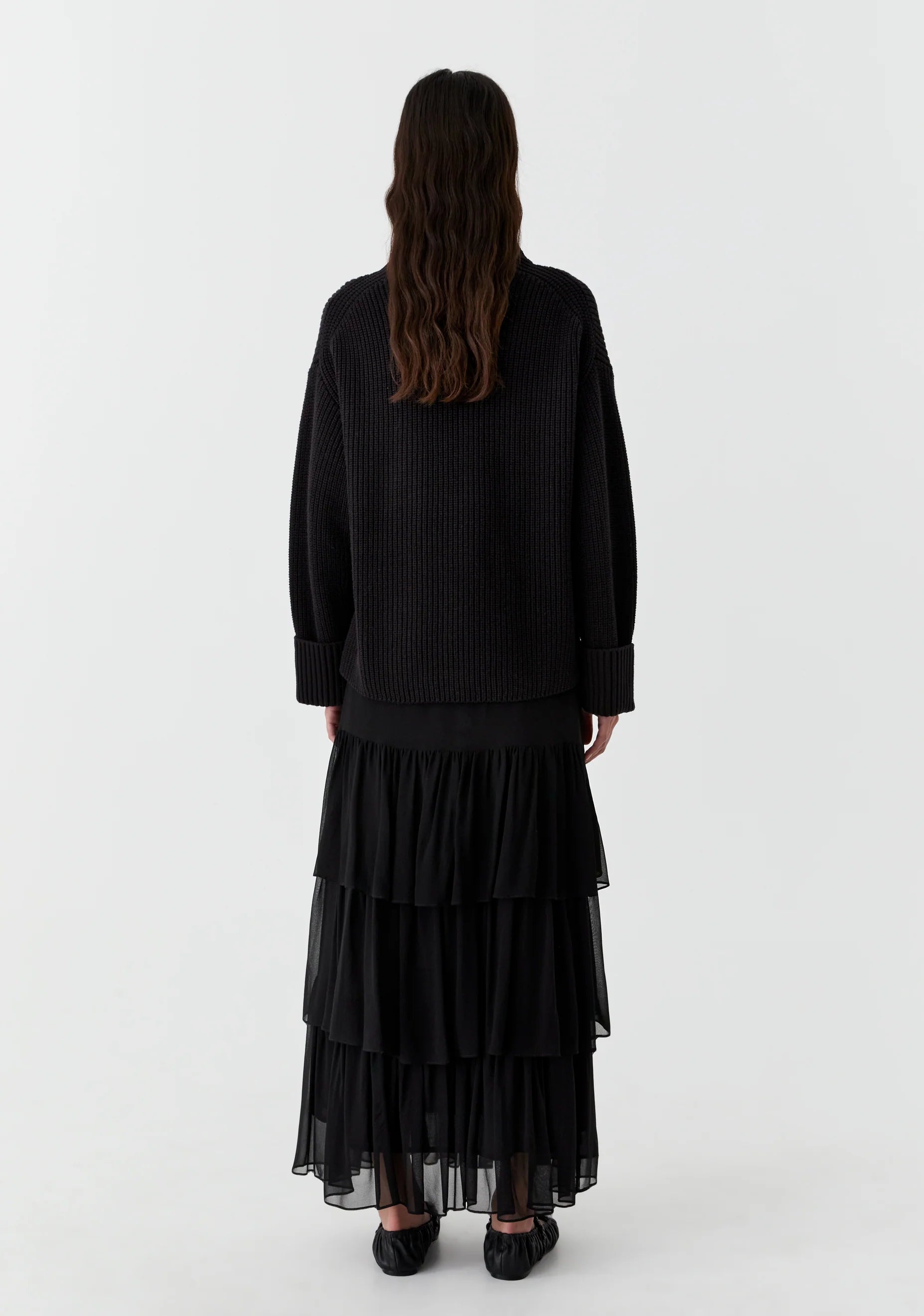 Niko High Neck Knit Pullover
