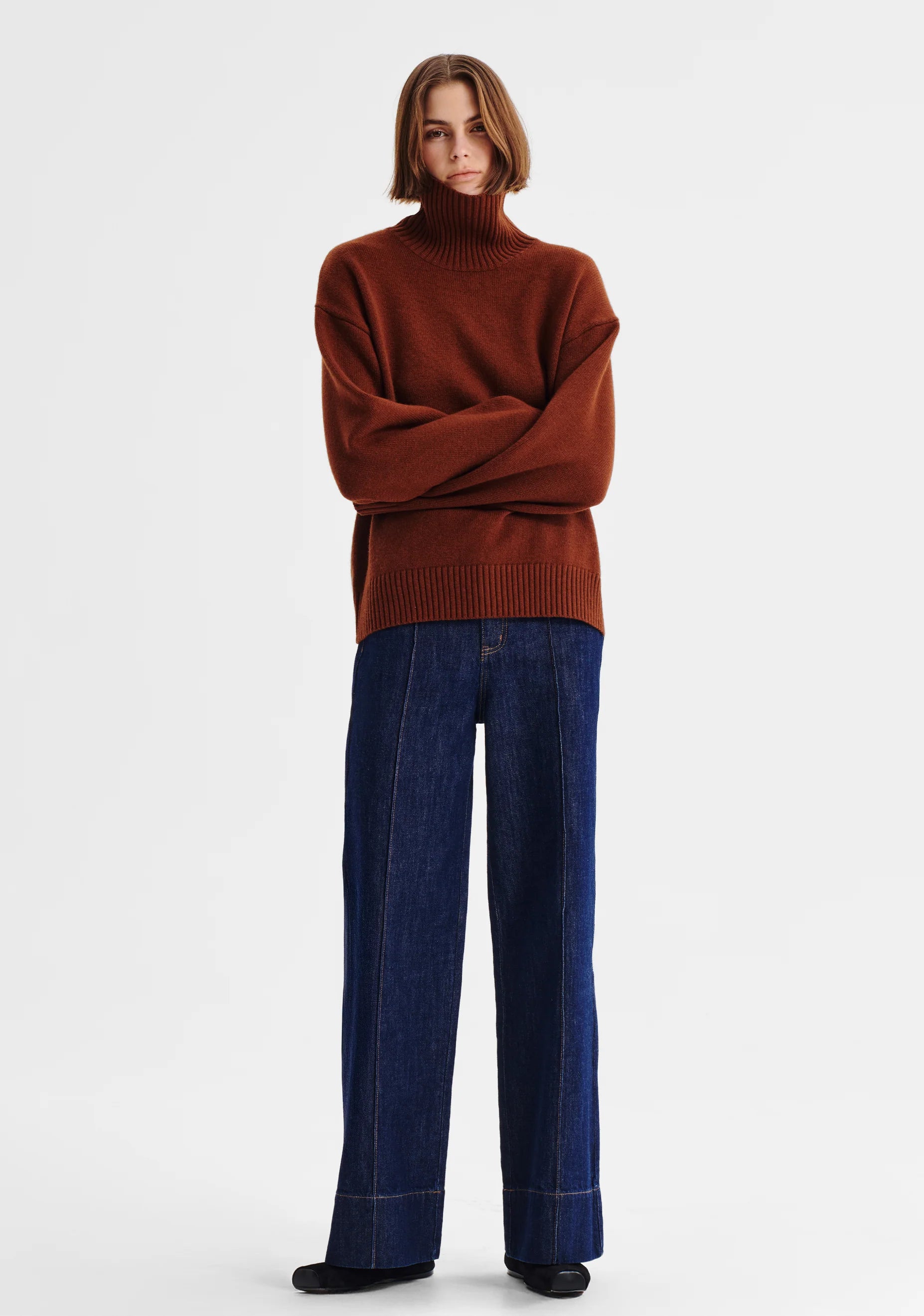 Haven Knit Pullover - Toffee - Presence Hamilton