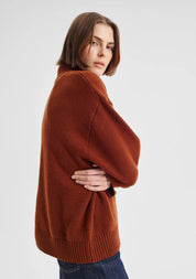 Haven Knit Pullover - Toffee - Presence Hamilton