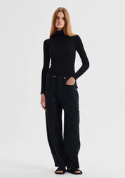 Morri Merino High Neck - Black - Presence Hamilton