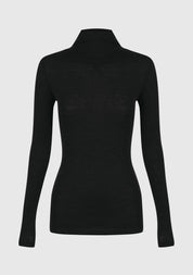 Morri Merino High Neck - Black - Presence Hamilton