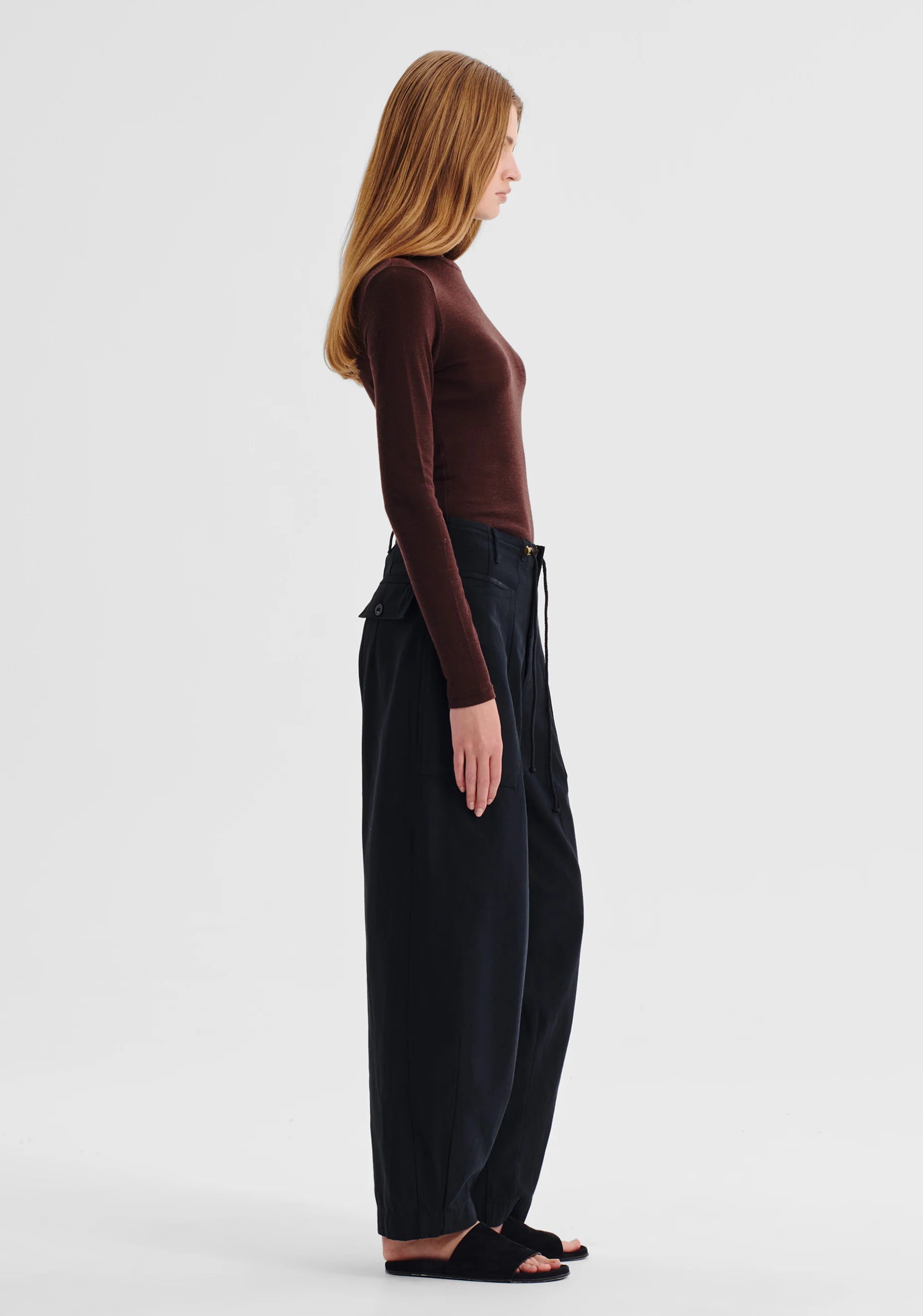 Morri Merino High Neck - Espresso - Presence Hamilton