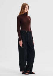 Morri Merino High Neck - Espresso - Presence Hamilton