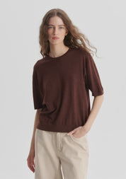 River Knit Tee - Toffee