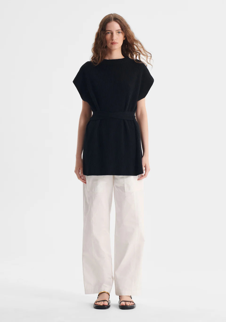 Winston Knit Tunic - Black - Presence Hamilton