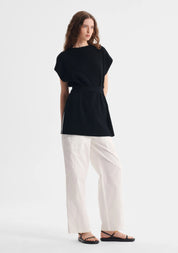 Winston Knit Tunic - Black - Presence Hamilton