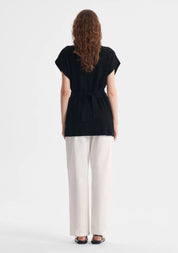 Winston Knit Tunic - Black - Presence Hamilton