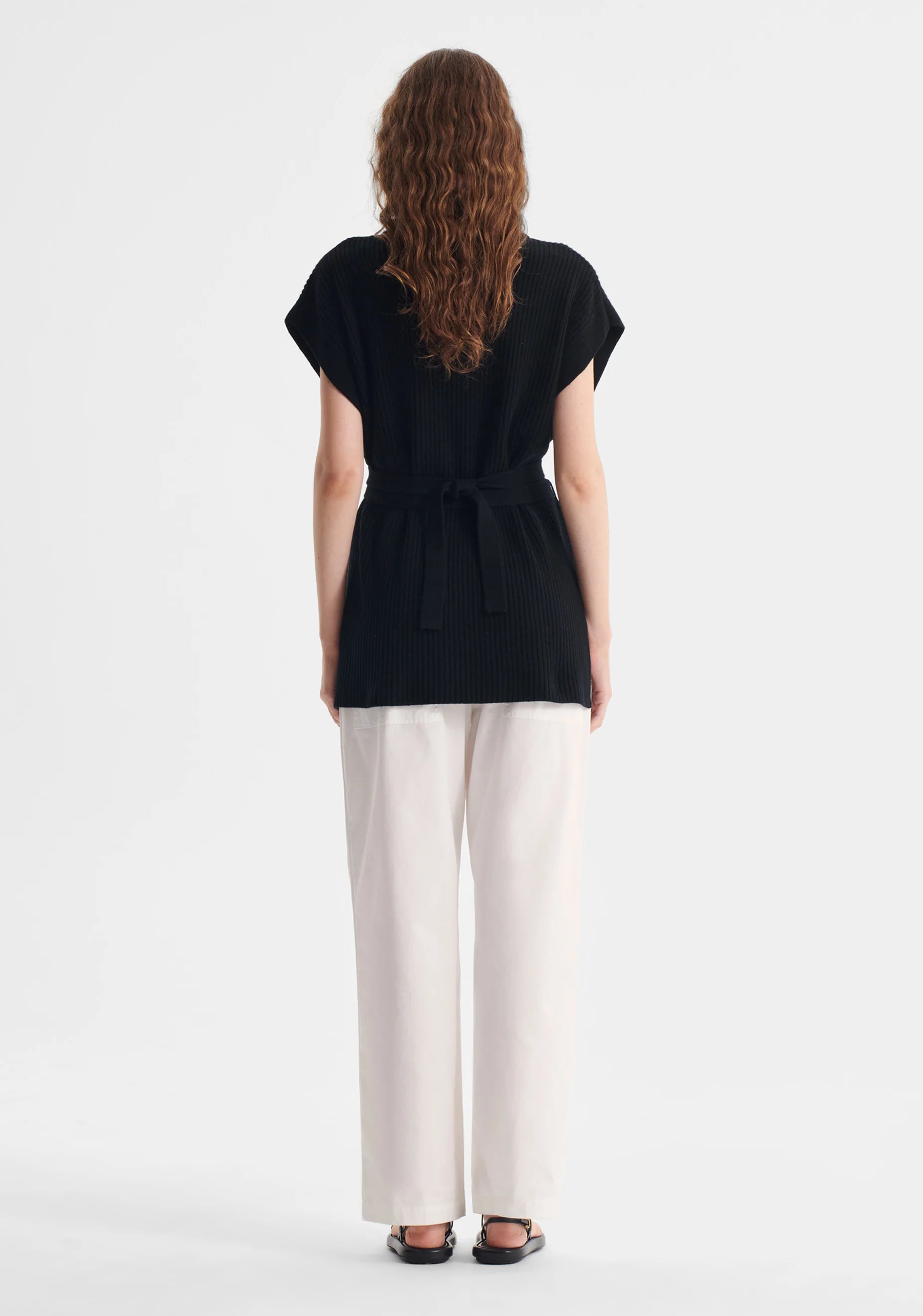 Winston Knit Tunic - Black - Presence Hamilton