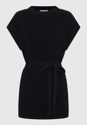 Winston Knit Tunic - Black - Presence Hamilton