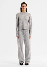 Zoe Knit Pullover-Grey Marle - Presence Hamilton