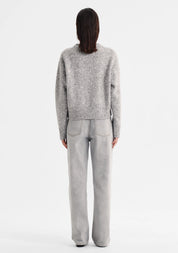 Zoe Knit Pullover-Grey Marle - Presence Hamilton