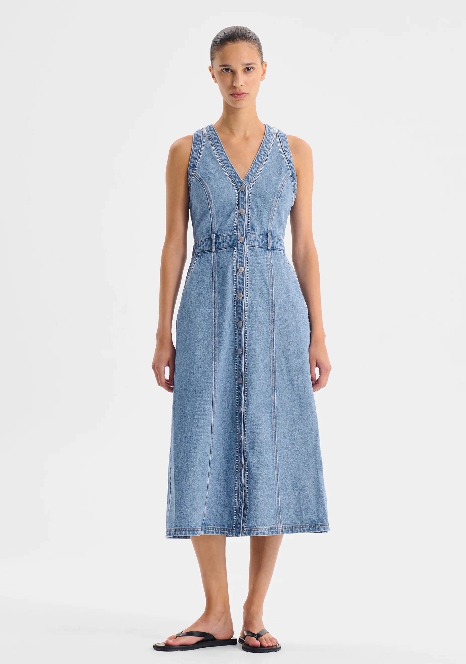Hendrix Denim Dress - Presence Hamilton