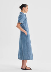 Jacque Denim Shirt Dress