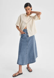 Jacque Denim Skirt