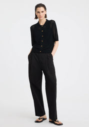 Brioni Knit Cardigan- Black