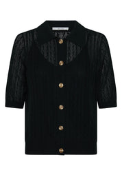 Brioni Knit Cardigan- Black