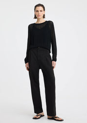 Brioni Knit Pullover- Black