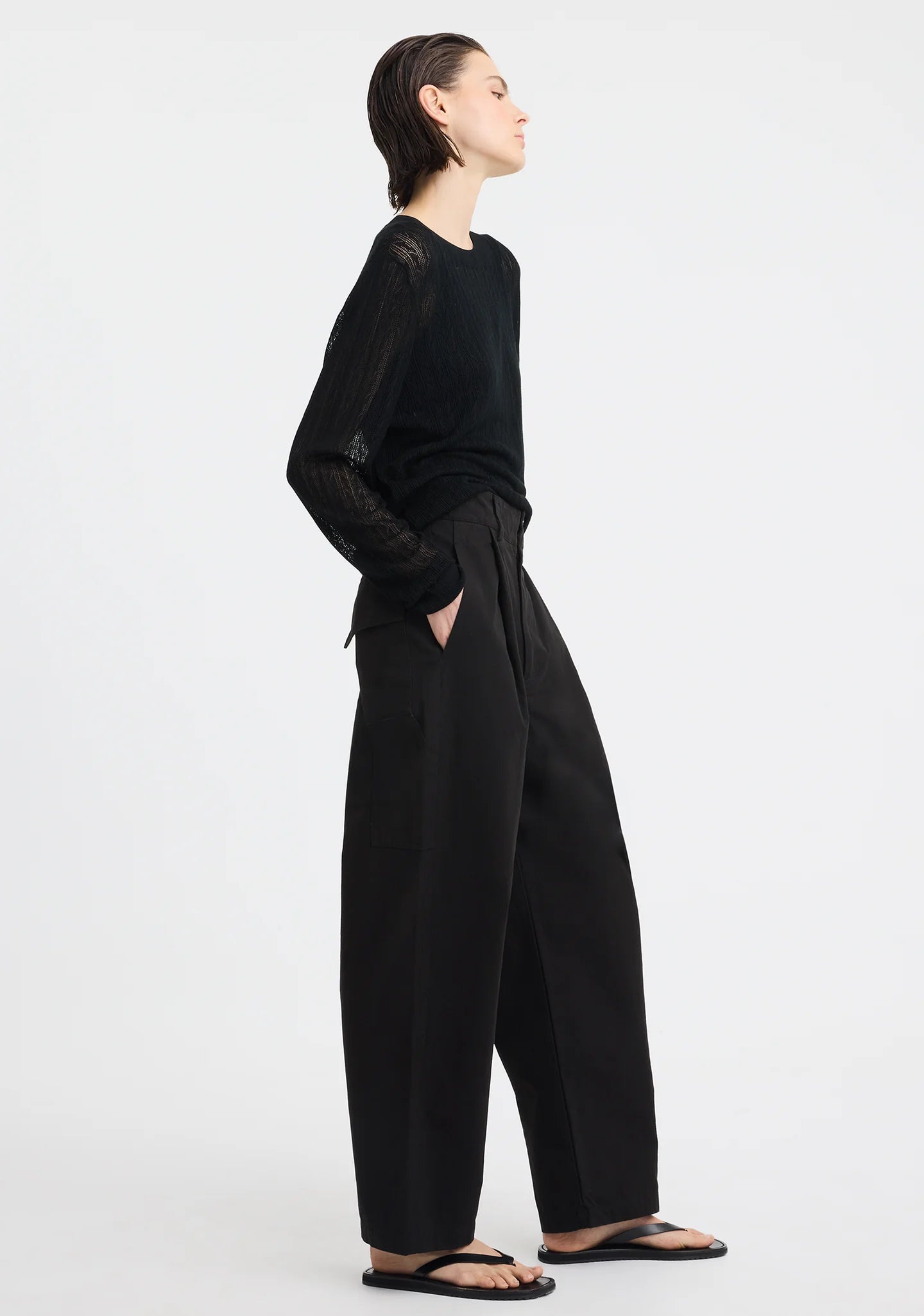 Brioni Knit Pullover- Black