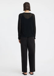 Brioni Knit Pullover- Black