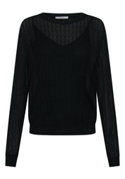 Brioni Knit Pullover- Black