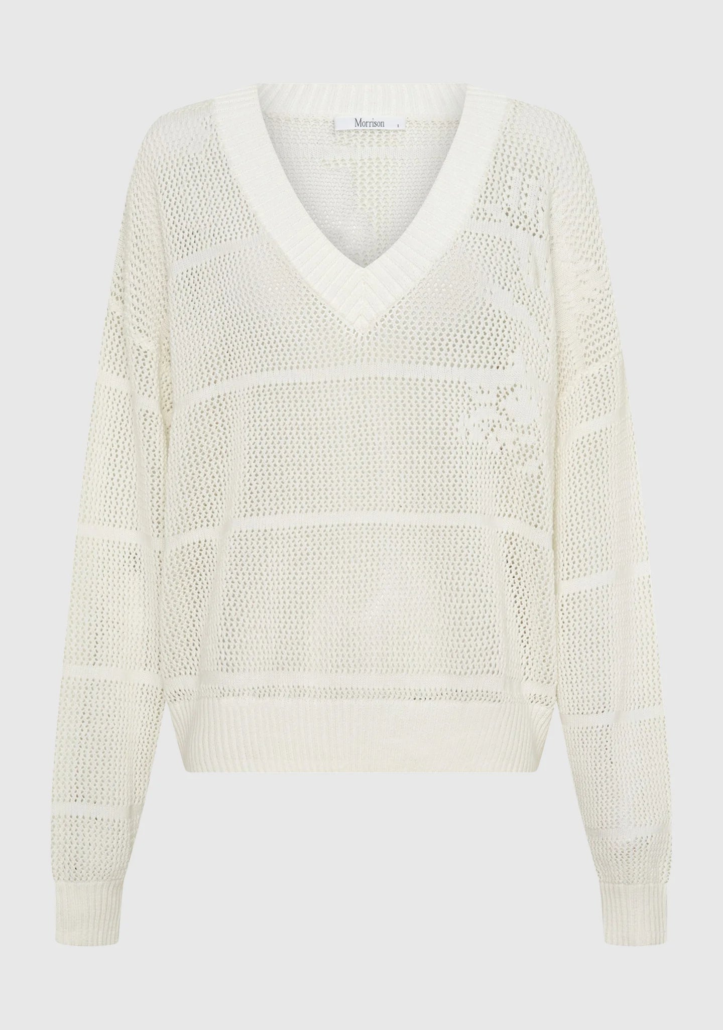 Elira Knit Pullover- White
