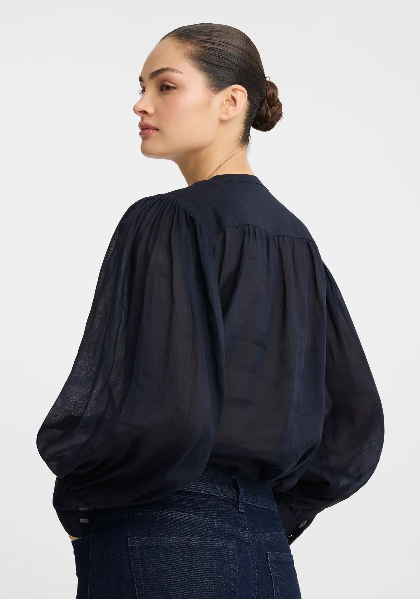 Hewitt Blouse- Indigo