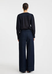 Hewitt Blouse- Indigo