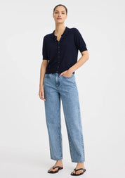 Micah Knit Cardigan - Navy