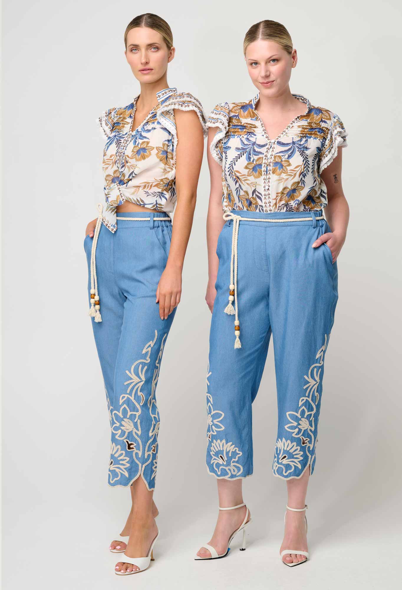 Luma Cotton Silk Flutter Sleeve Top