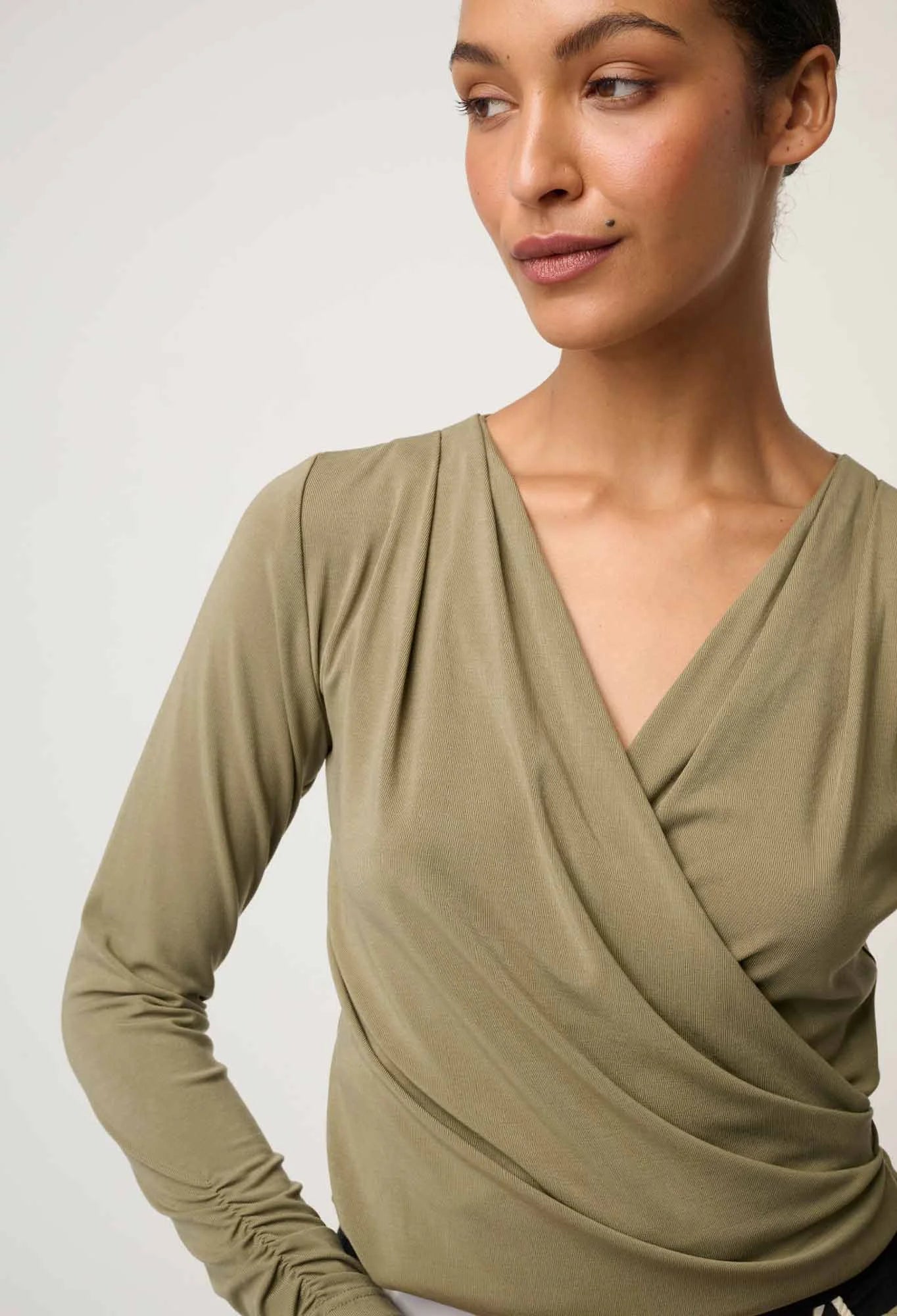 Aster Lyocell Wrap Top - Presence Hamilton