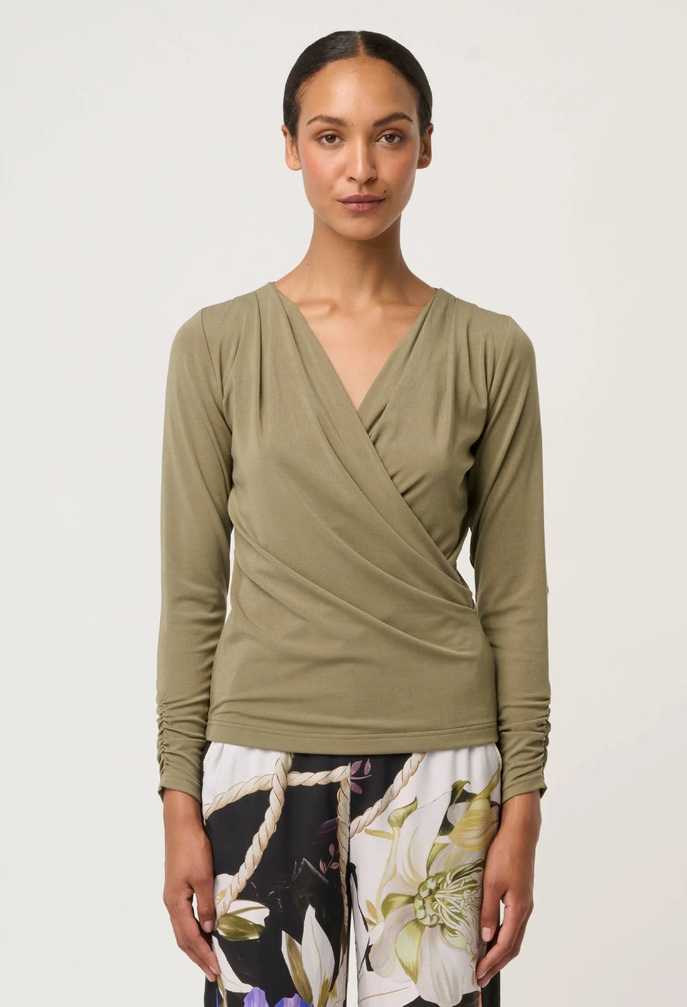 Aster Lyocell Wrap Top - Presence Hamilton