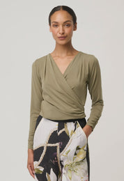 Aster Lyocell Wrap Top - Presence Hamilton