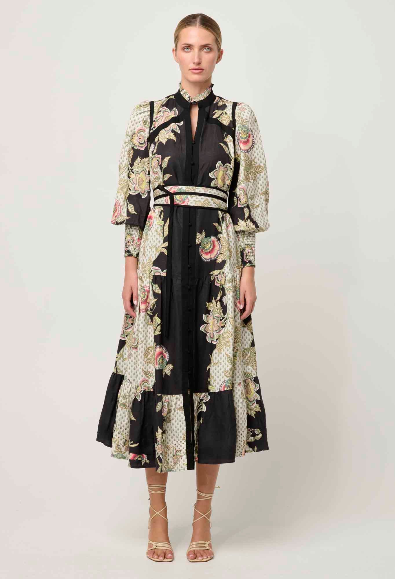 Espada Linen Maxi Dress